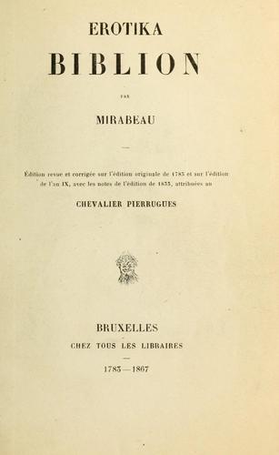 Erotika Biblion