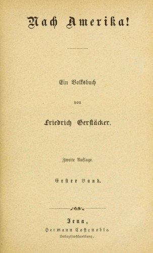 Nach Amerika! Ein Volksbuch. Zweiter Band.