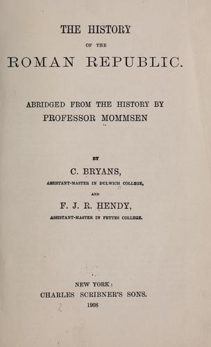 Römische Geschichte Buch 4