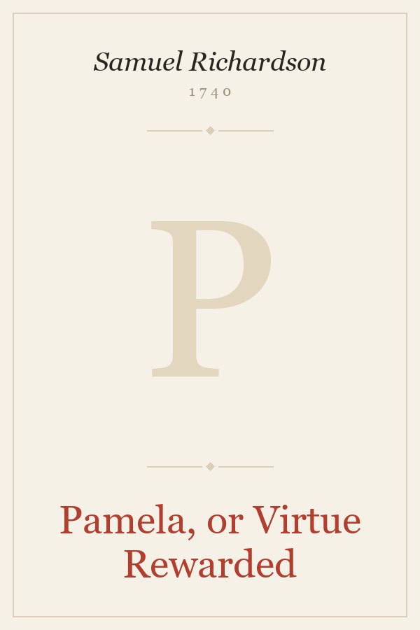 Pamela, or Virtue Rewarded