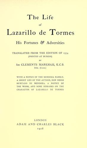 The Life of Lazarillo de Tormes