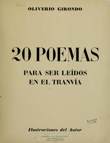 20 poemas para ser leídos en el tranvía