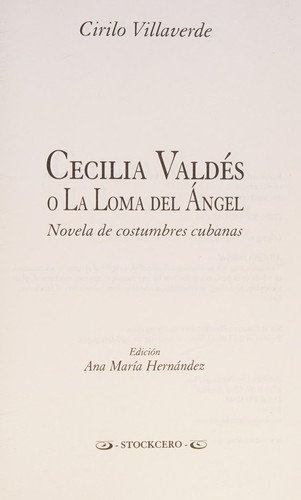 Cecilia Valdés o la Loma del Ángel