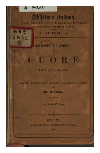 Corazón (diario de un niño)