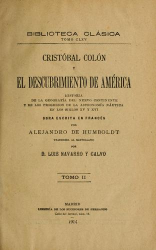 Cristóbal Colón y el descubrimiento de América, Tomo 1