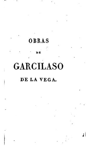 Obras de Garcilaso de la Vega