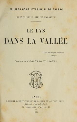 Le Lys dans la vallée