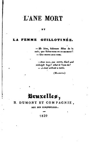 L' âne mort