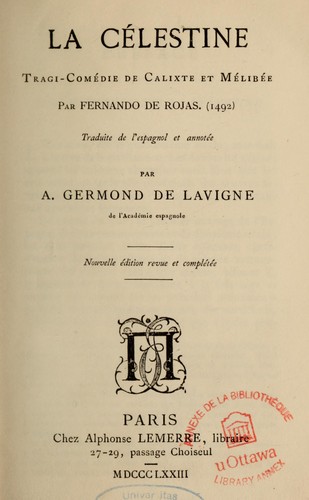 La Célestine