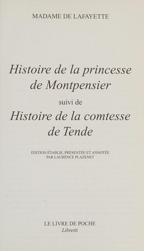 La Princesse de Monpensier