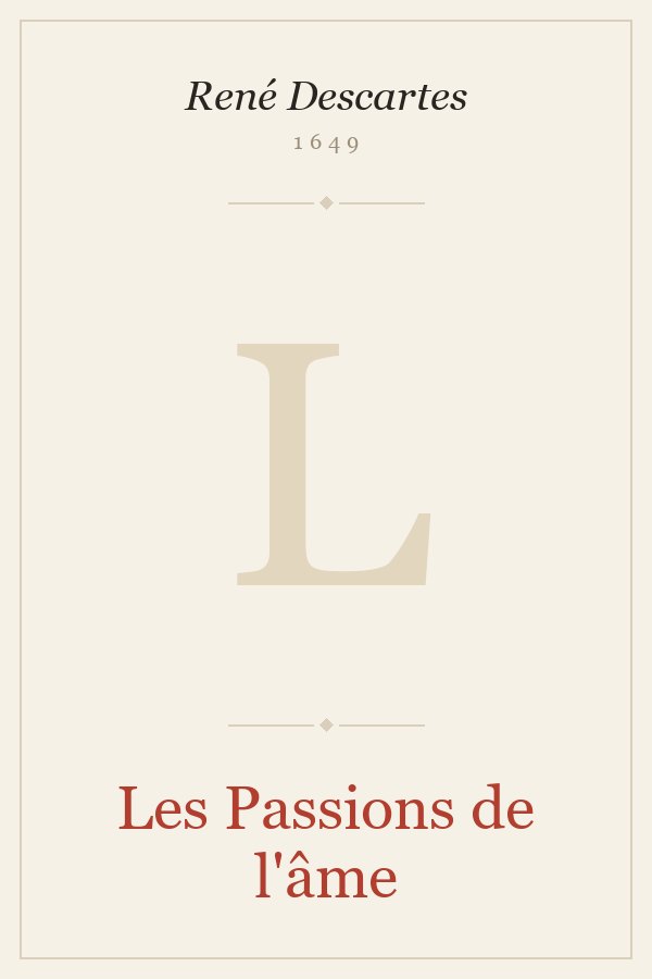 Les Passions de l'âme